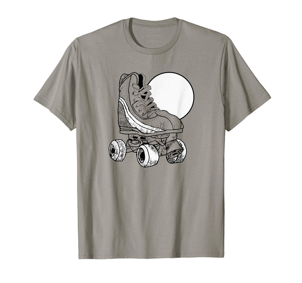 Minimalist Roller Skate Sun Simple T-Shirt - Custom Art Print for Adults - T-Shirt, Sweatshirt, Hoodie