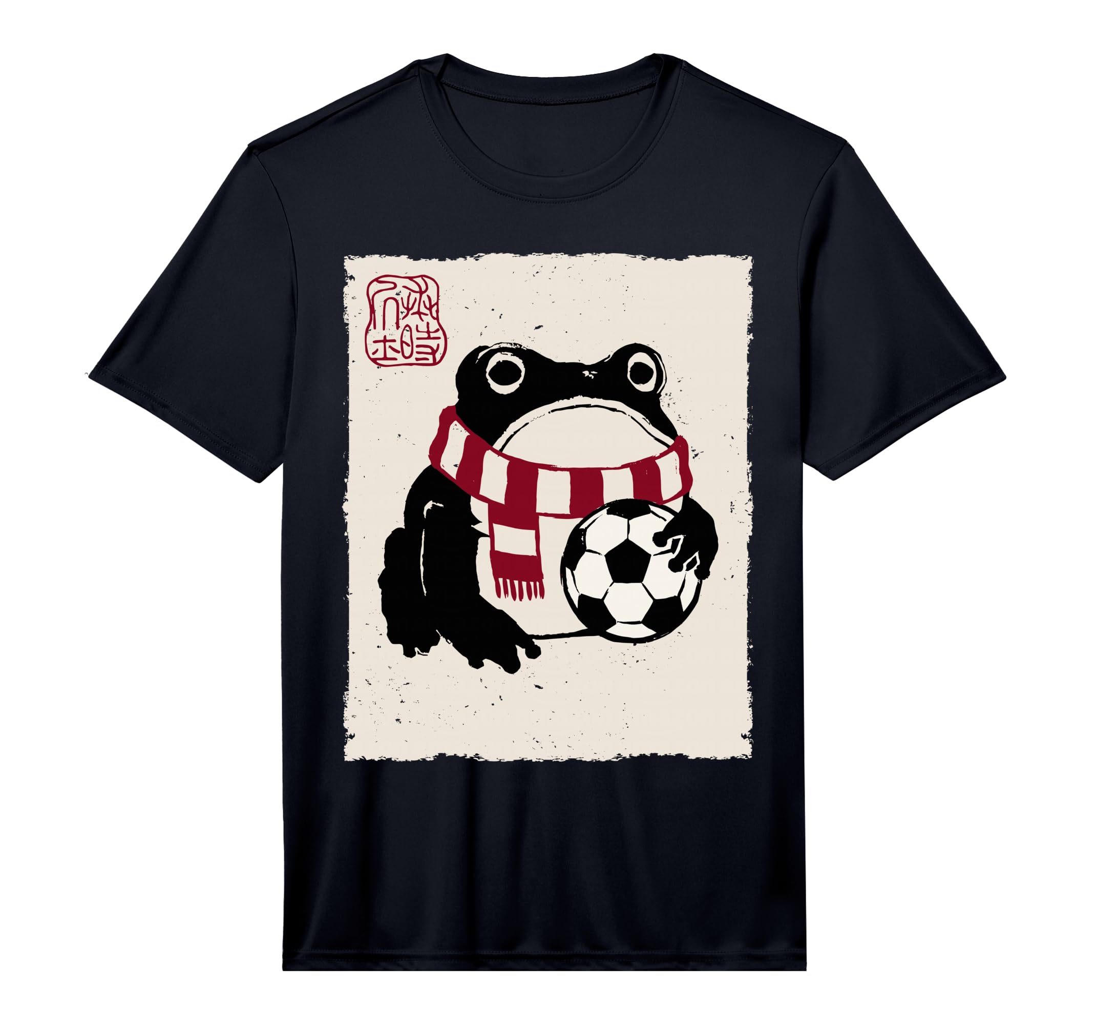 Grumpy Frog Funny Soccer Player T-Shirt - Minimalist Print for Adults - T-Shirt, Sweatshirt, Hoodie