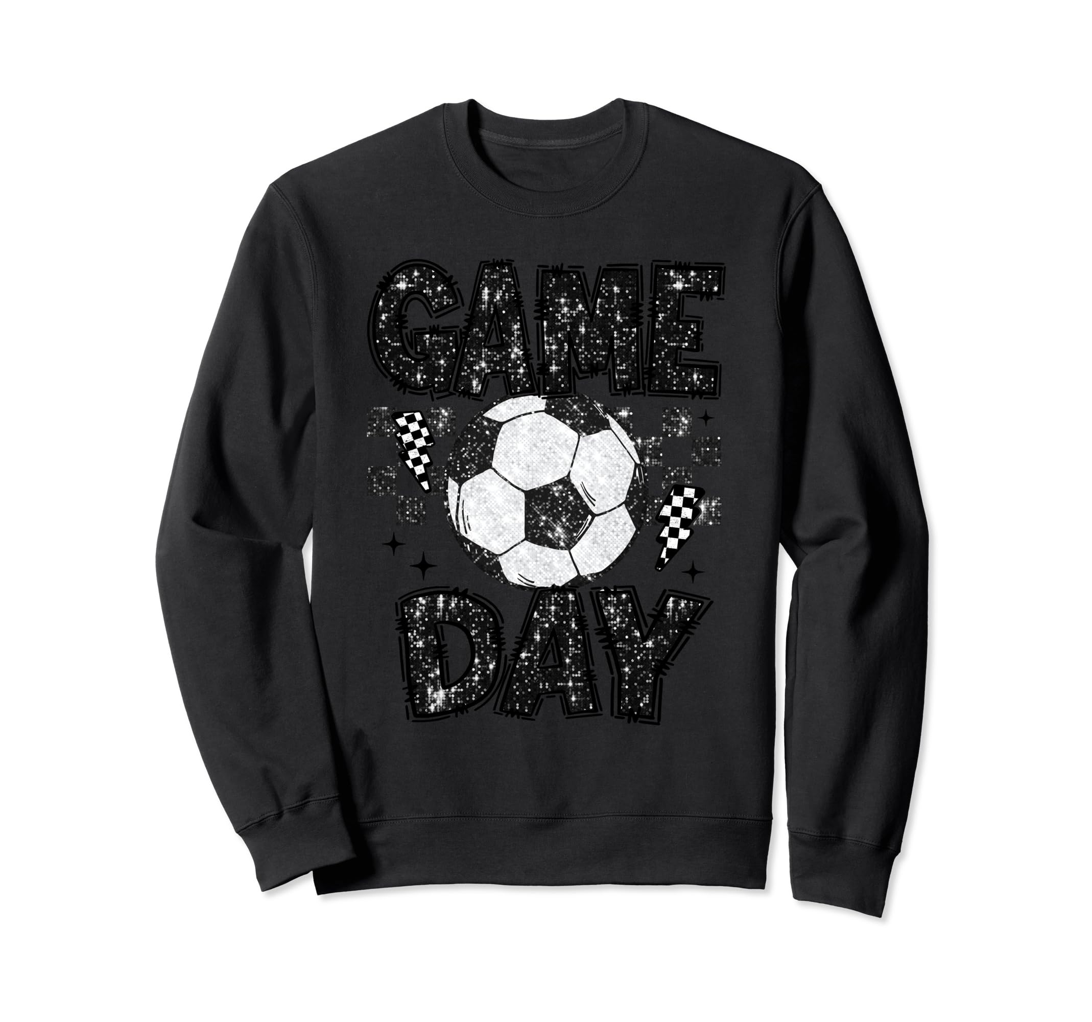 Game Day Soccer Life Soccer Mama Sweatshirt - Trendy Graphic for Adults - T-Shirt, Sweatshirt, Hoodie