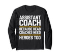Funny Assistant Coach Soccer T-Shirt - Streetwear Style for Adults - T-Shirt, Sweatshirt, Hoodie