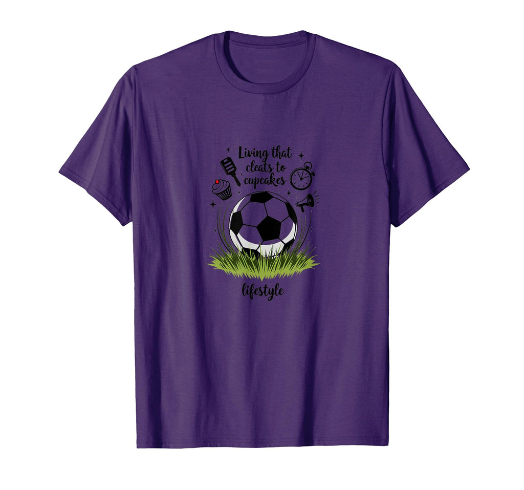 Soccer Mom Cleats To Cupcakes Lifestyle T-Shirt - Trendy Graphic Unisex - T-Shirt, Sweatshirt, Hoodie