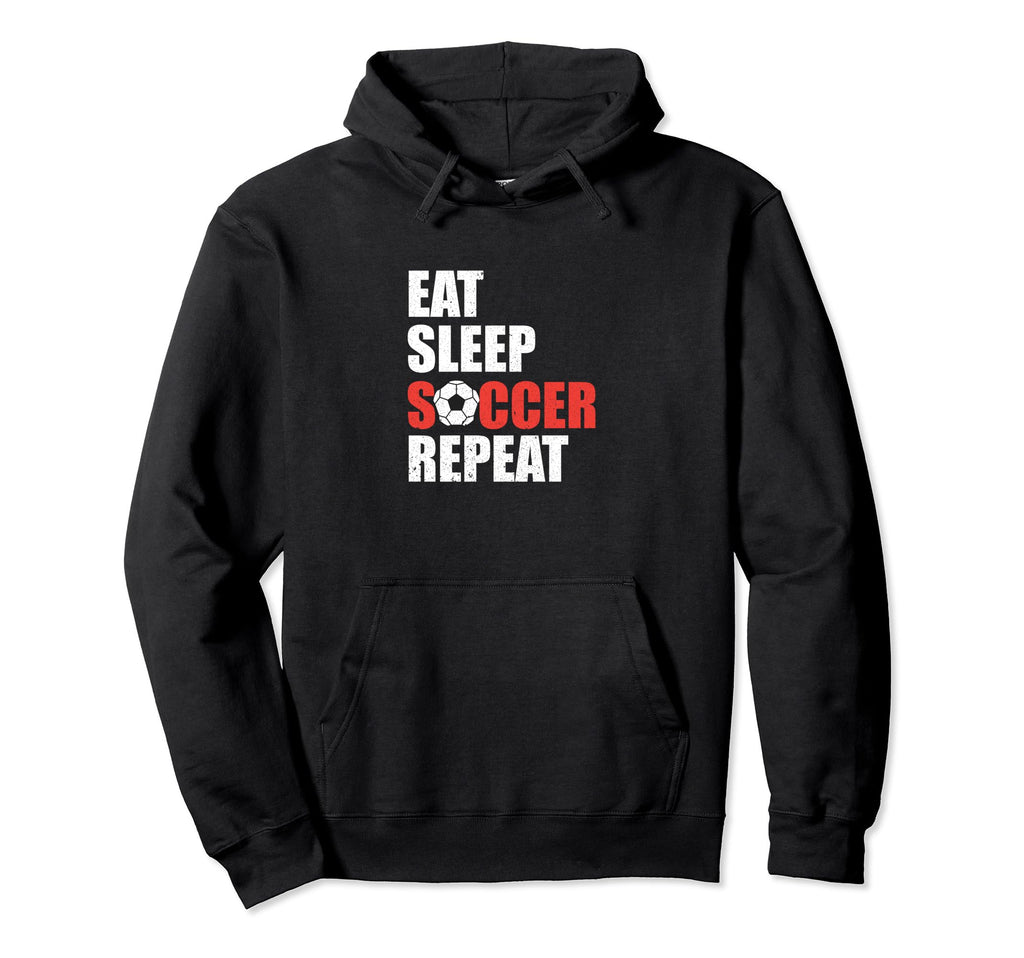 Soccer Coach Soccer Player Funny Eat Hoodie - Aesthetic Graphic Unisex - T-Shirt, Sweatshirt, Hoodie