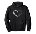 Soccer School Player Heart Hoodie - Fun Novelty Design for Adults - T-Shirt, Sweatshirt, Hoodie