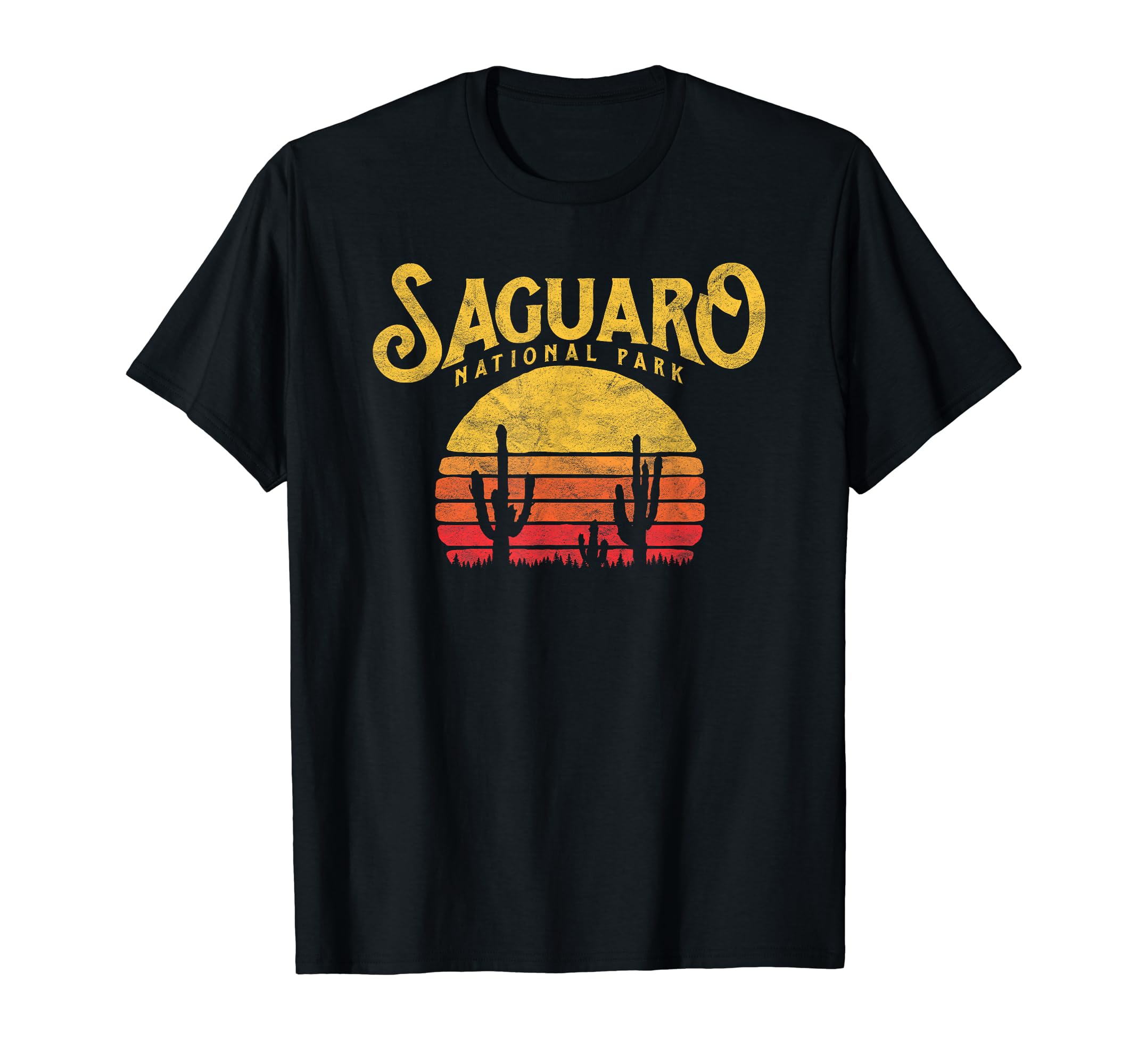 Saguaro National Park Cactus Sun T-Shirt - Graphic Print Unisex - T-Shirt, Sweatshirt, Hoodie