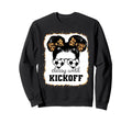 Classy Until Kickoff Bleached Leopard Sweatshirt - Minimalist Print Unisex - T-Shirt, Sweatshirt, Hoodie