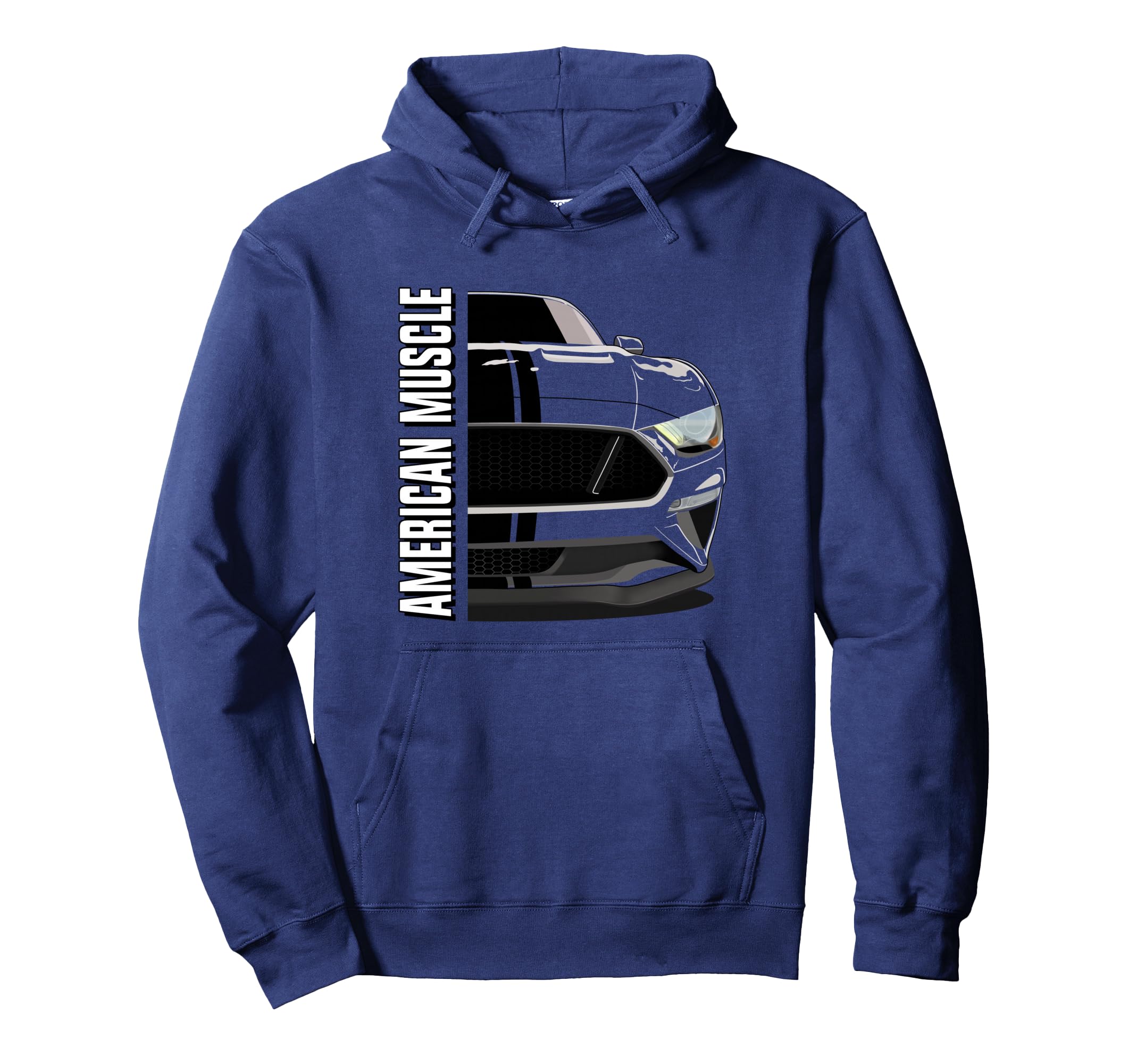 Modern Gt American Muscle Car Hoodie - Trendy Graphic Unisex - T-Shirt, Sweatshirt, Hoodie