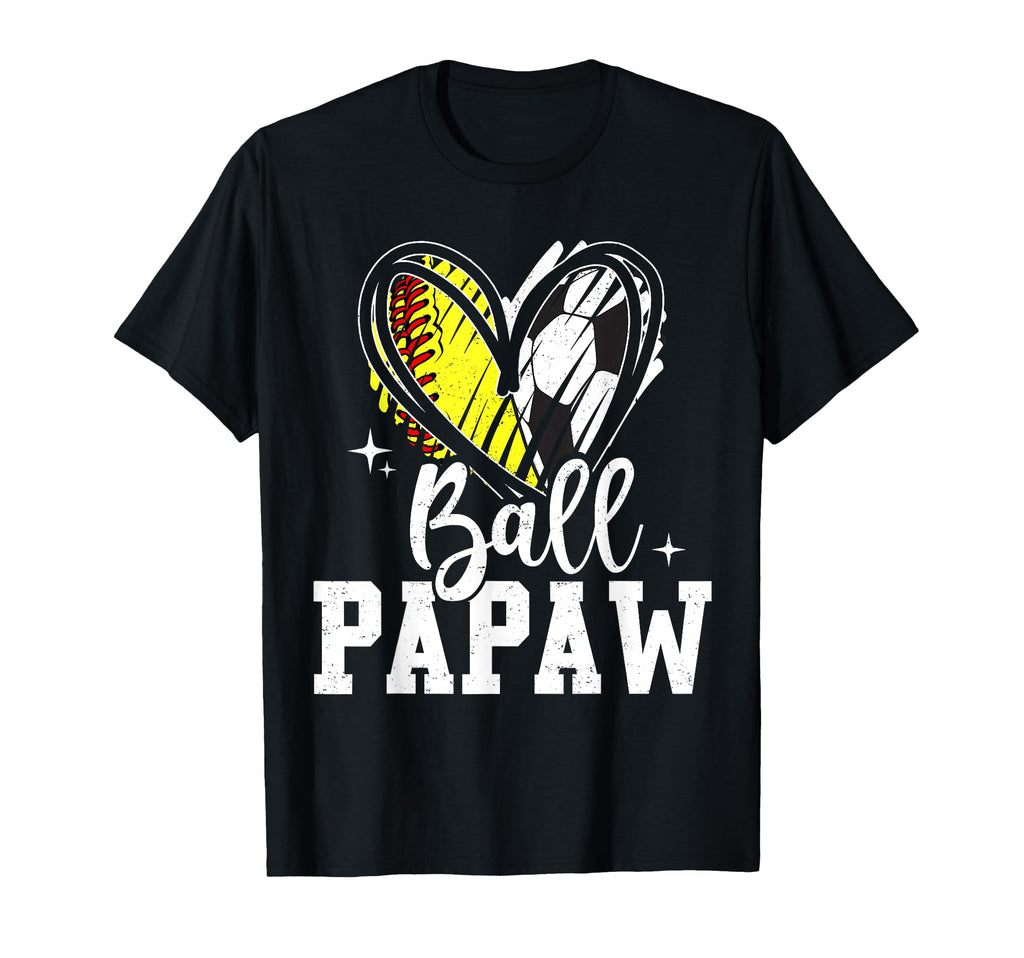 Ball Papaw Softball Soccer Ball Papaw T-Shirt - Graphic Print for Adults - T-Shirt, Sweatshirt, Hoodie