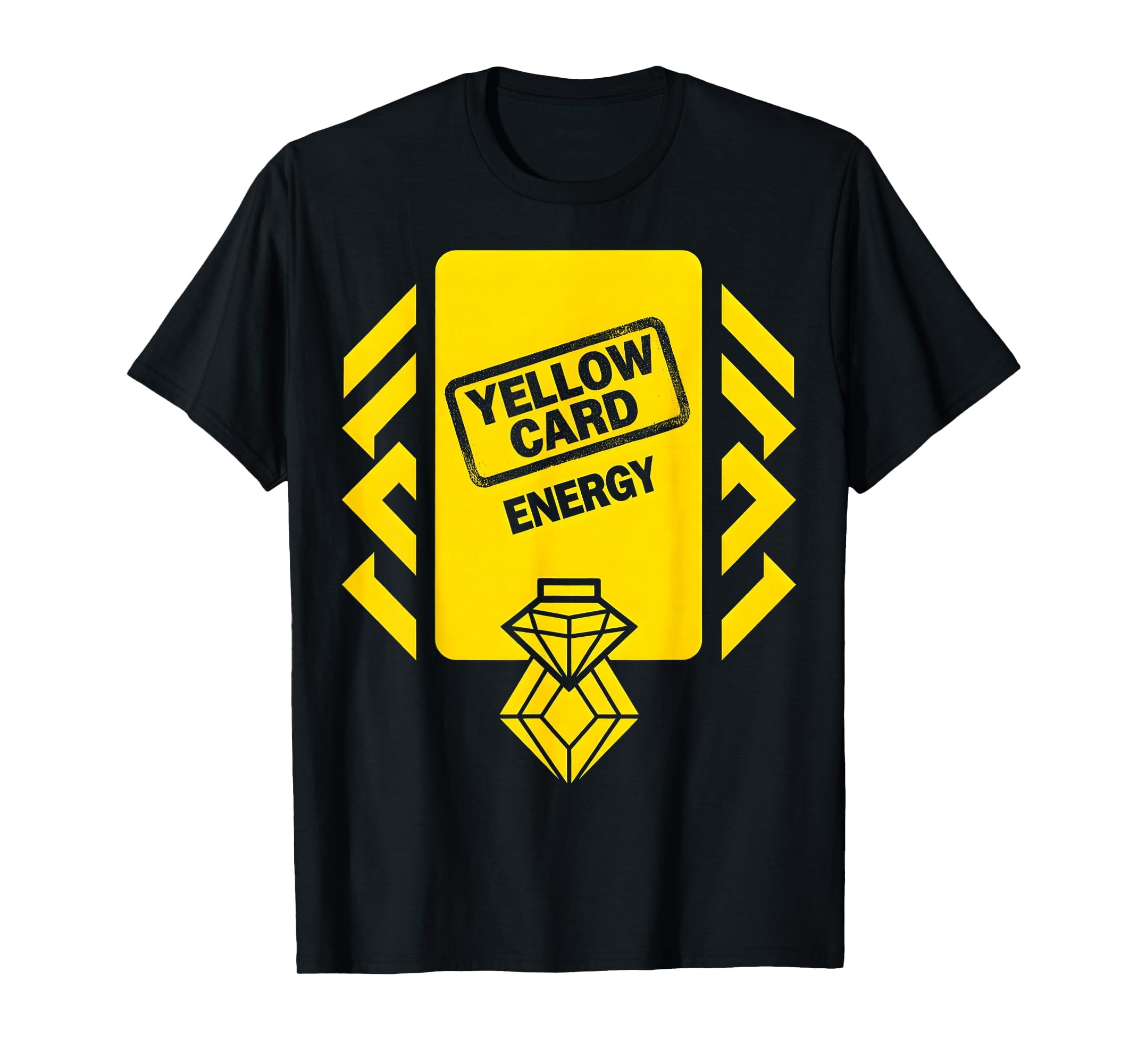 Yellow Card Energy Bold Soccer T-Shirt - Minimalist Print for Adults - T-Shirt, Sweatshirt, Hoodie