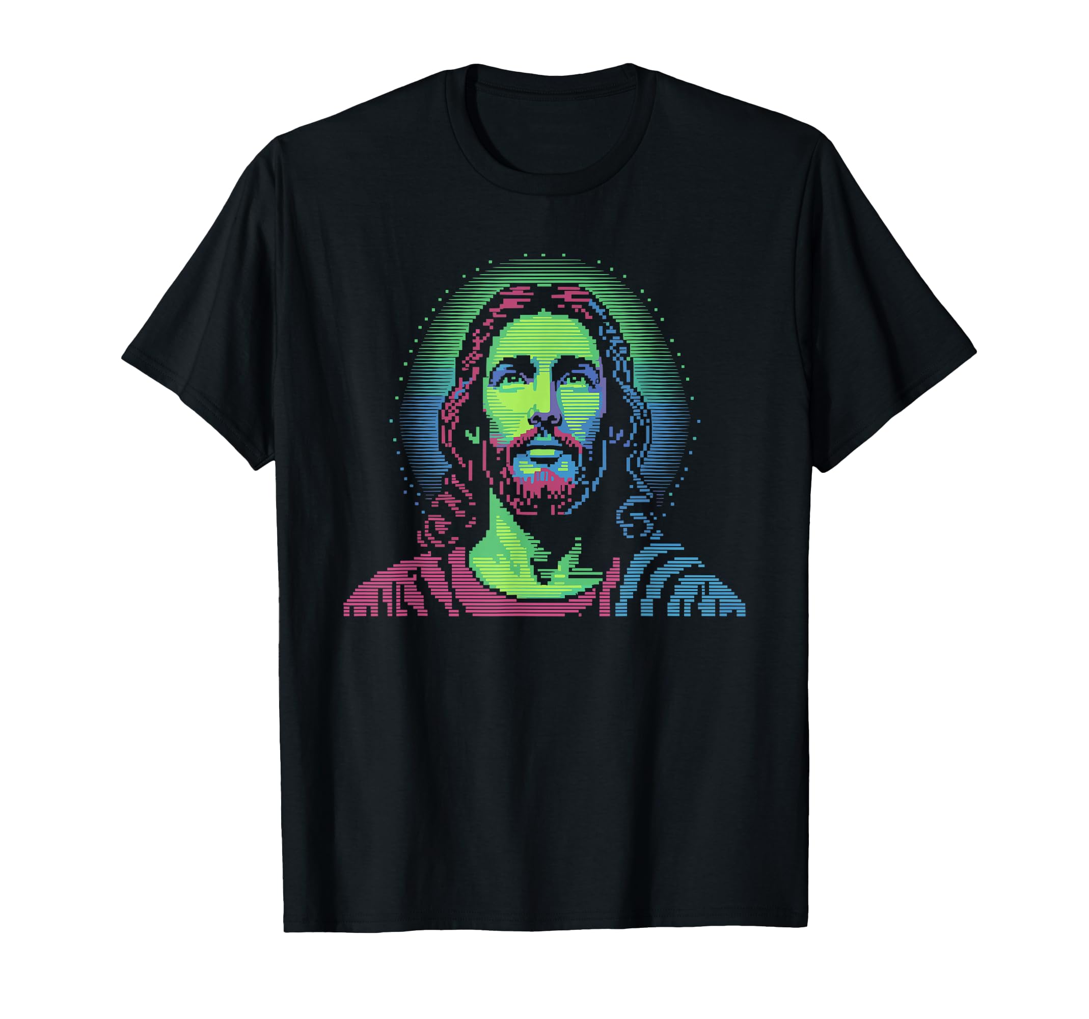 Pixel Jesus Arcade Christian Gamer T-Shirt - Aesthetic Graphic Unisex - T-Shirt, Sweatshirt, Hoodie