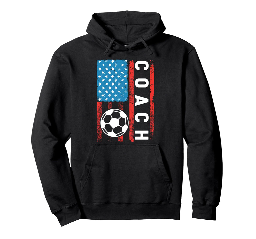 Soccer Coach Hoodie - Minimalist Print Unisex - T-Shirt, Sweatshirt, Hoodie