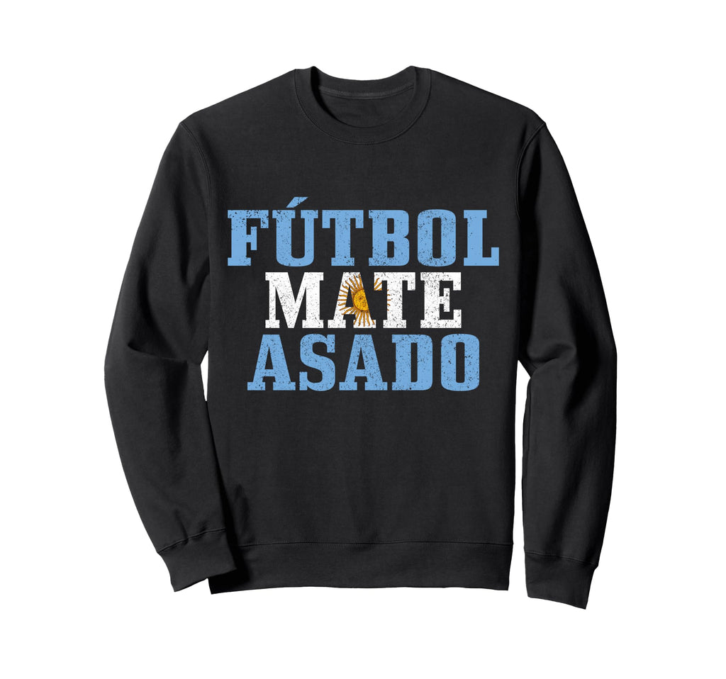 Futbol Mate Asado Argentina Sweatshirt - Minimalist Print Unisex - T-Shirt, Sweatshirt, Hoodie