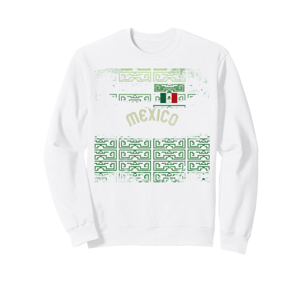 Mexico Flag Mexican Hispanic Pride Sweatshirt - Unique Graphic Unisex - T-Shirt, Sweatshirt, Hoodie