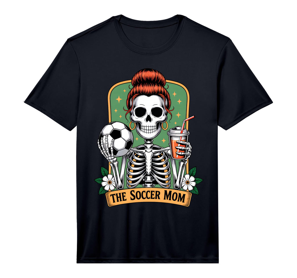 Mens Soccer Mom Tarot Card Skeleton Game T-Shirt - Trendy Graphic Unisex - T-Shirt, Sweatshirt, Hoodie