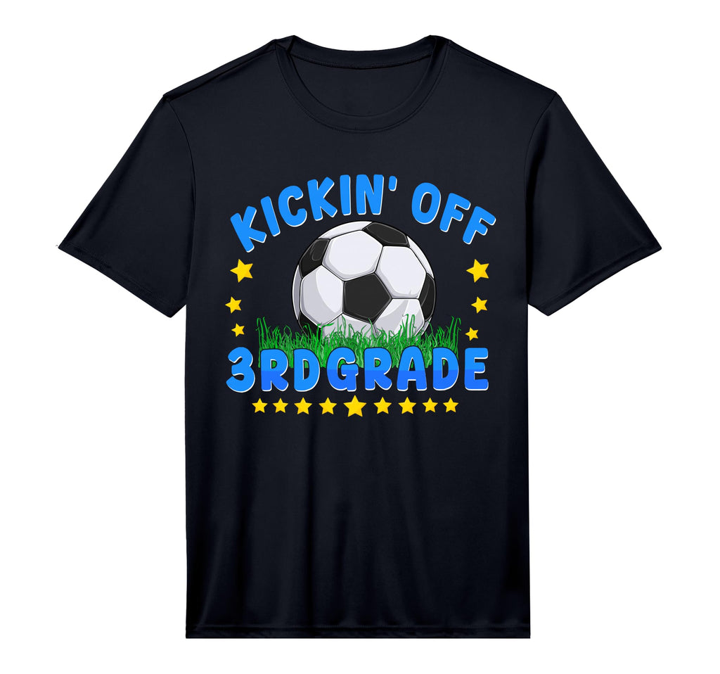 Funny 3Rd Grade Kickin Off Soccer T-Shirt - Minimalist Print Men Women - T-Shirt, Sweatshirt, Hoodie