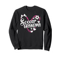 Soccer Grandma Heart Grandma Soccer Sweatshirt - Graphic Print Unisex - T-Shirt, Sweatshirt, Hoodie