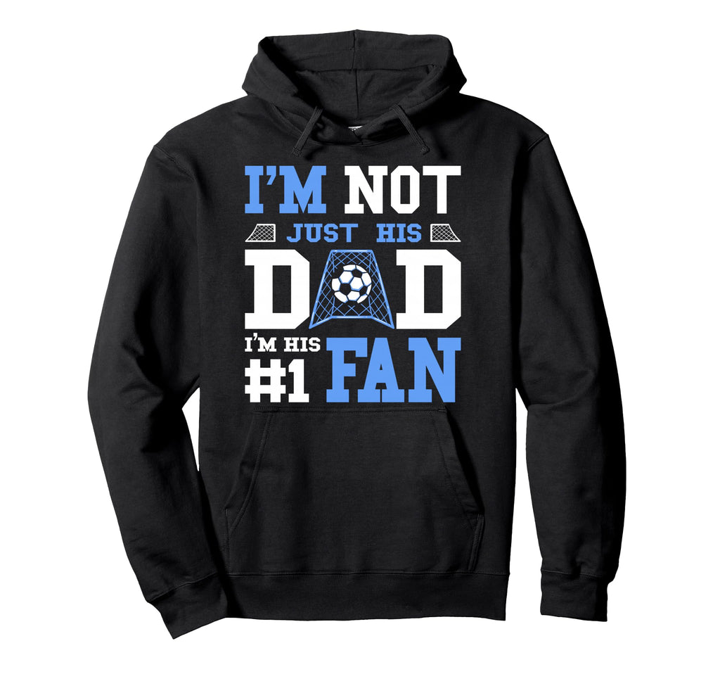 Soccer Father Number 1 Fan Soccer Dad Hoodie - Minimalist Print Unisex - T-Shirt, Sweatshirt, Hoodie