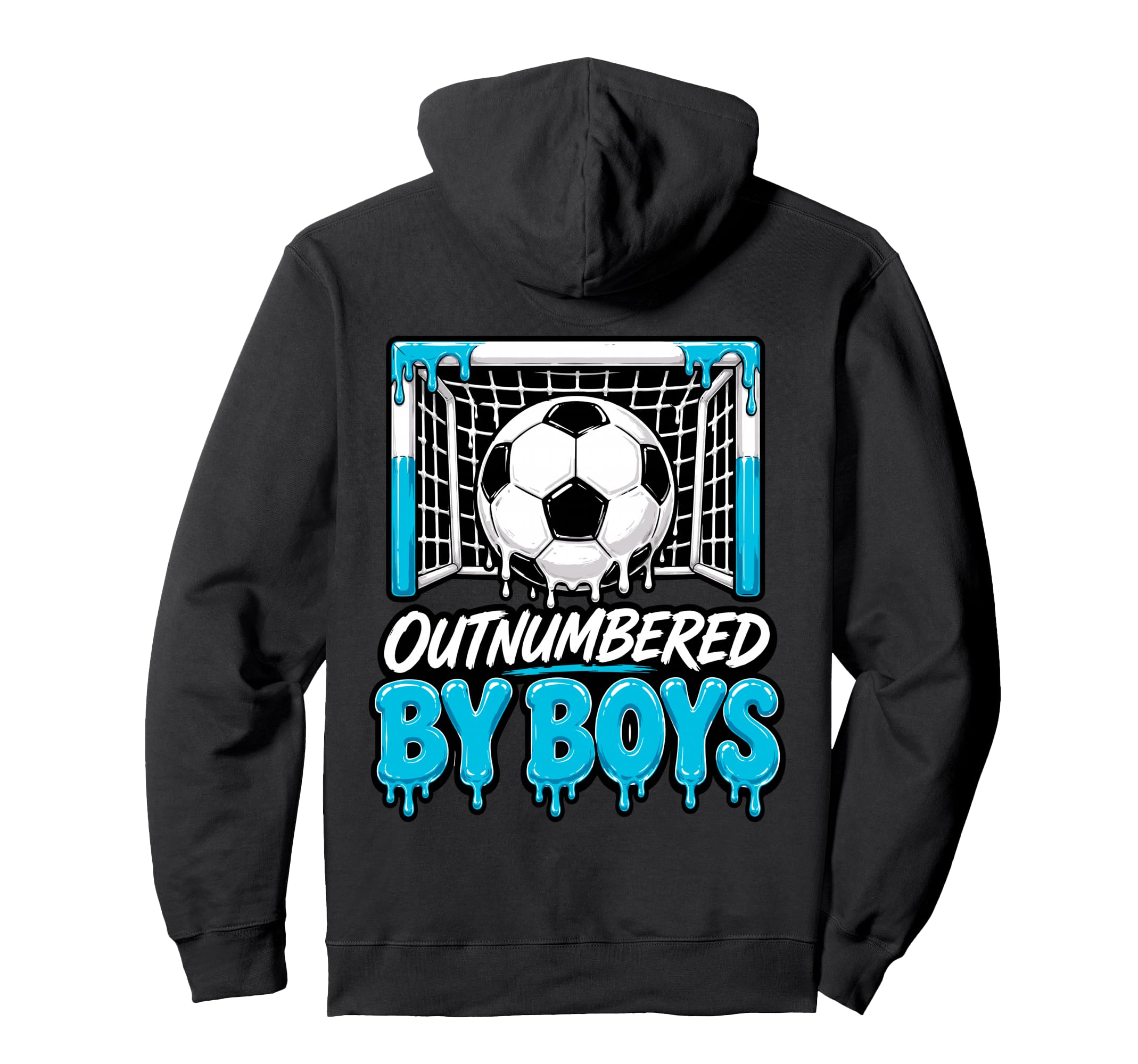 Soccer Mom Drip Funny Outnumbered Hoodie - Fun Novelty Design Men Women - T-Shirt, Sweatshirt, Hoodie