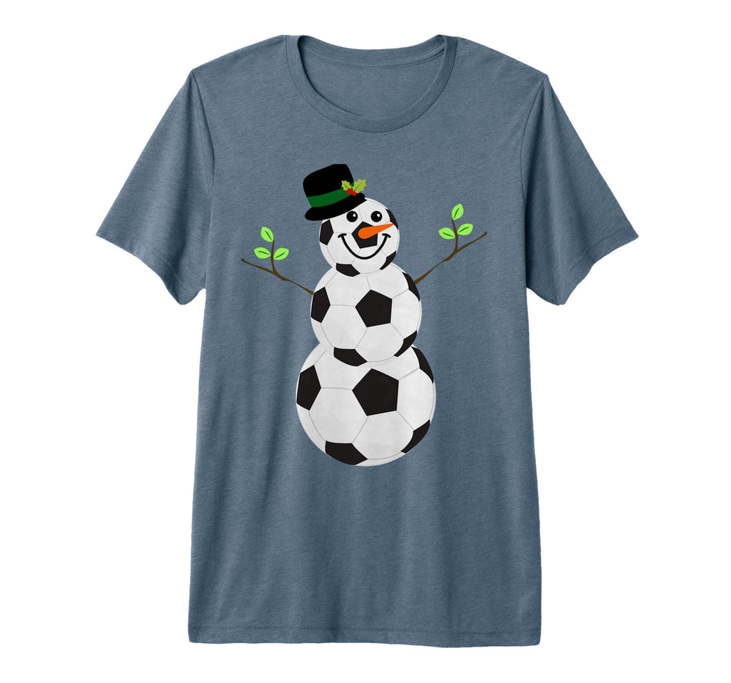 Soccer Balls Snowman Winter Sports T-Shirt - Fun Novelty Design for Adults - T-Shirt, Sweatshirt, Hoodie