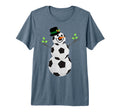 Soccer Balls Snowman Winter Sports T-Shirt - Fun Novelty Design for Adults - T-Shirt, Sweatshirt, Hoodie