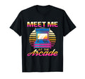 Meet Me Arcade Gamer Vaporwave Video Game T-Shirt - Minimalist Print Unisex - T-Shirt, Sweatshirt, Hoodie