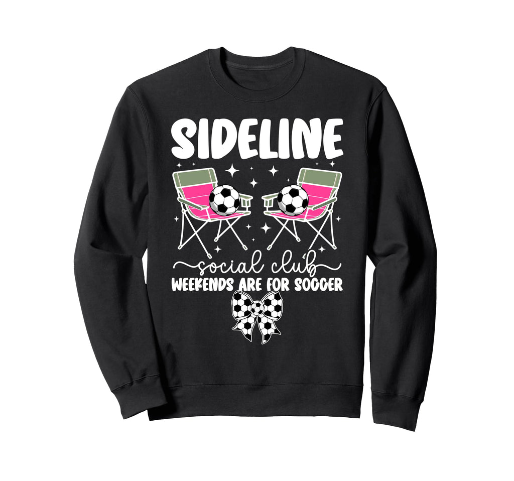 Weekends Are Soccer Mom Soccer Sweatshirt - Aesthetic Graphic Unisex - T-Shirt, Sweatshirt, Hoodie