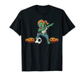 Female Zombie Halloween Soccer Lover T-Shirt - Minimalist Print Men Women - T-Shirt, Sweatshirt, Hoodie