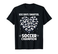 100 Days School Soccer Heart Love T-Shirt - Minimalist Print Men Women - T-Shirt, Sweatshirt, Hoodie