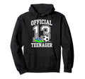 Teenager 13 Years Bday 13Th Birthday Hoodie - Aesthetic Graphic for Adults - T-Shirt, Sweatshirt, Hoodie