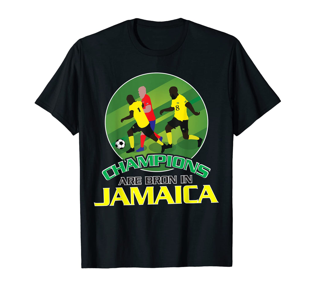 Jamaica Pride Champion Jamaican Soccer T-Shirt - Novelty Apparel Men Women - T-Shirt, Sweatshirt, Hoodie