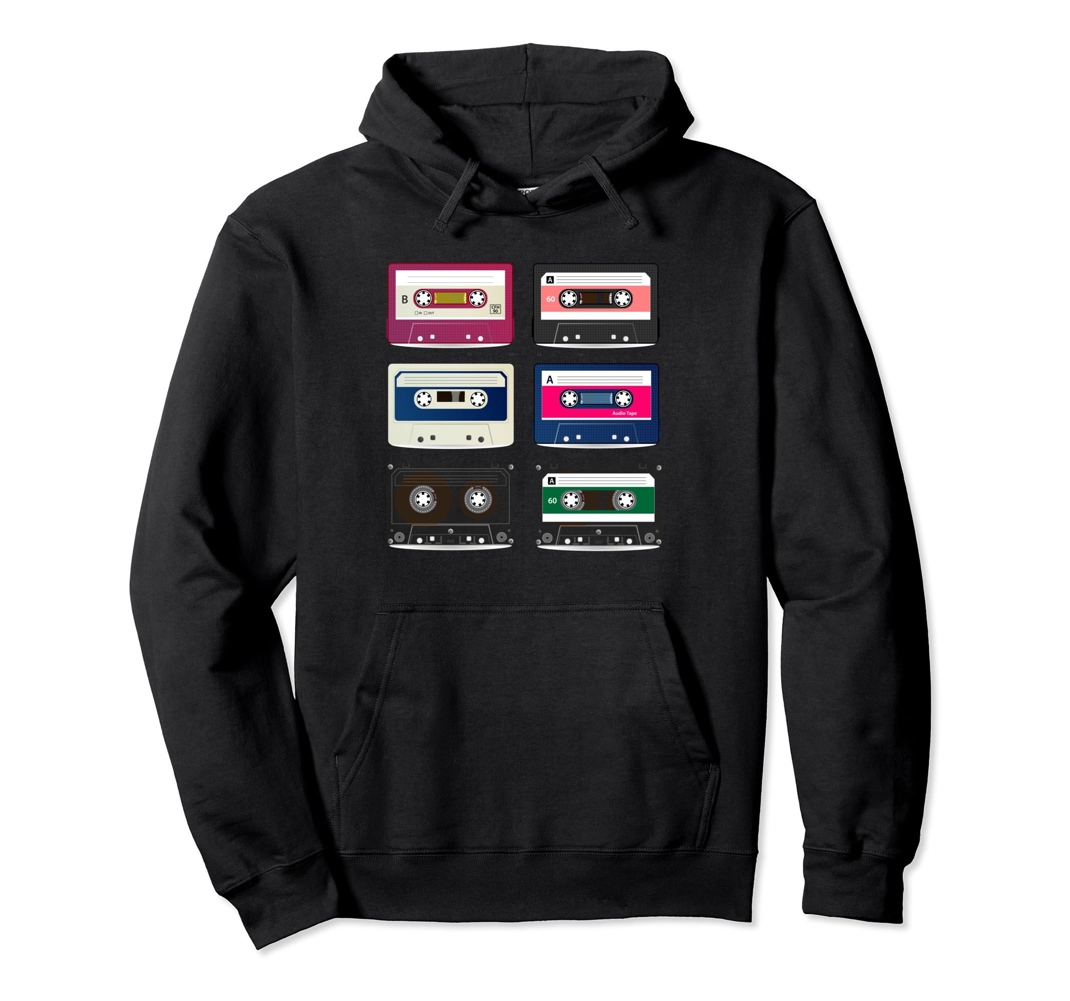 80S Rock Cassettes Rock Cassettes Hoodie - Aesthetic Graphic Men Women - T-Shirt, Sweatshirt, Hoodie