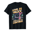Level 35 Unlock Birthday Gamer 35 T-Shirt - Streetwear Style for Adults - T-Shirt, Sweatshirt, Hoodie