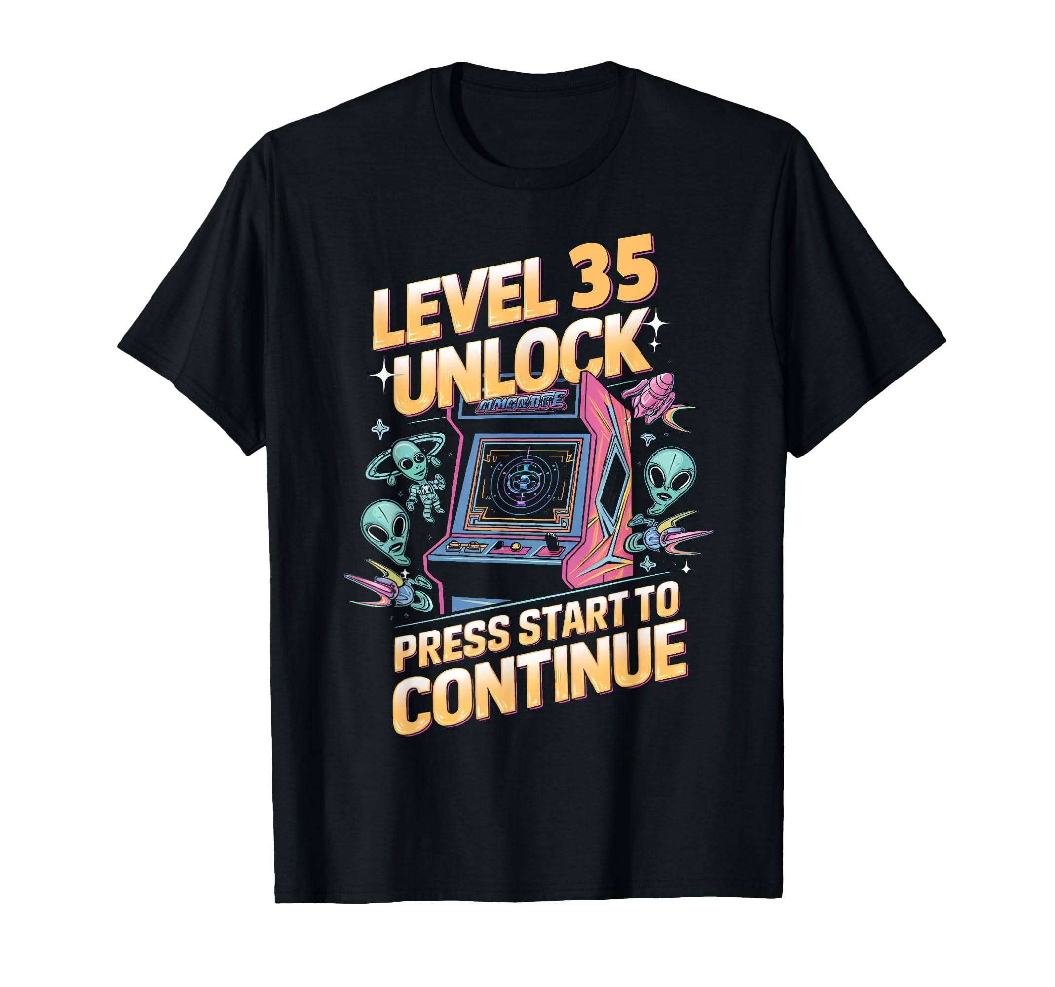 Level 35 Unlock Birthday Gamer 35 T-Shirt - Streetwear Style for Adults - T-Shirt, Sweatshirt, Hoodie