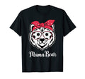 Soccer Player Mama Bear Sunglasses Bandana T-Shirt - Graphic Print Unisex - T-Shirt, Sweatshirt, Hoodie