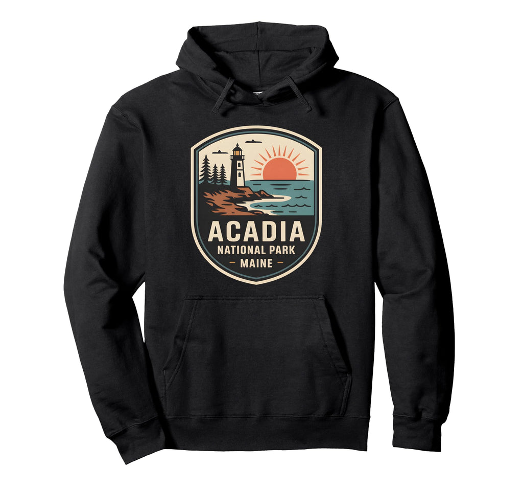 Acadia National Park Maine Lighthouse Hoodie - Casual Everyday Wear Unisex - T-Shirt, Sweatshirt, Hoodie