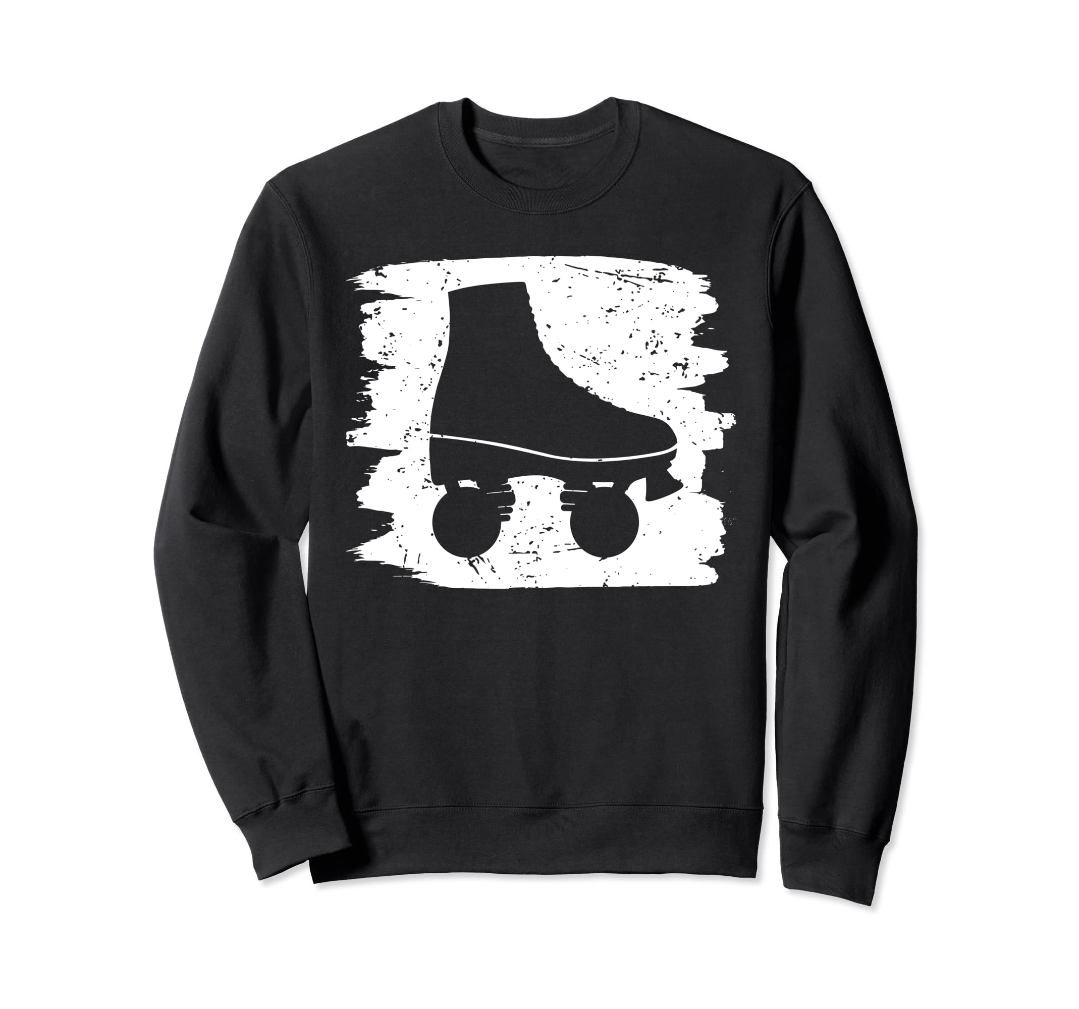 Roller Skating Art 80S Roller Derby Sweatshirt - Unique Graphic Men Women - T-Shirt, Sweatshirt, Hoodie