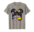 Half American Half Colombian Usa T-Shirt - Custom Art Print Unisex - T-Shirt, Sweatshirt, Hoodie