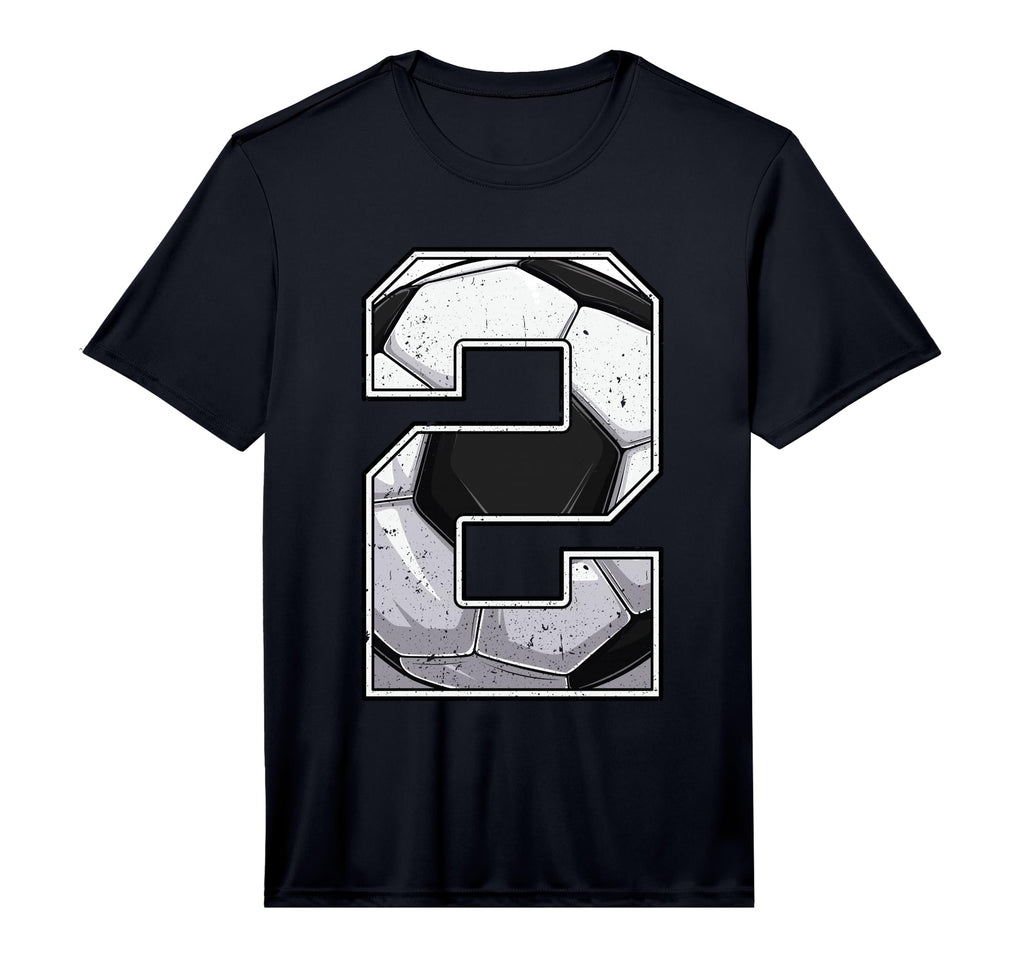 Soccer Second 2Nd Birthday Two 2 T-Shirt - Casual Everyday Wear Unisex - T-Shirt, Sweatshirt, Hoodie