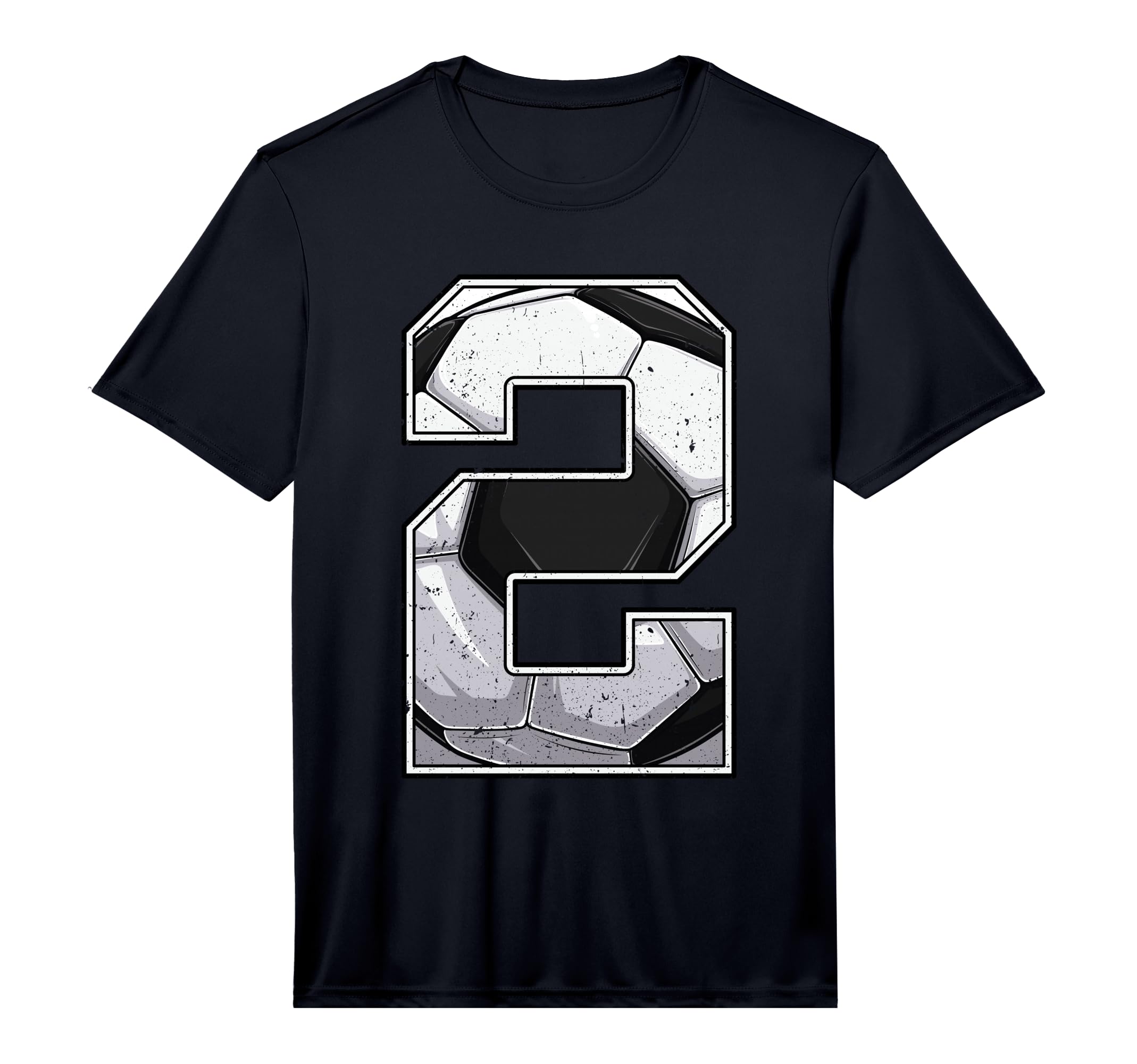 Soccer Second 2Nd Birthday Two 2 T-Shirt - Casual Everyday Wear Unisex - T-Shirt, Sweatshirt, Hoodie
