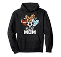 Ball Mom Funny Volleyball Soccer Hoodie - Custom Art Print Men Women - T-Shirt, Sweatshirt, Hoodie