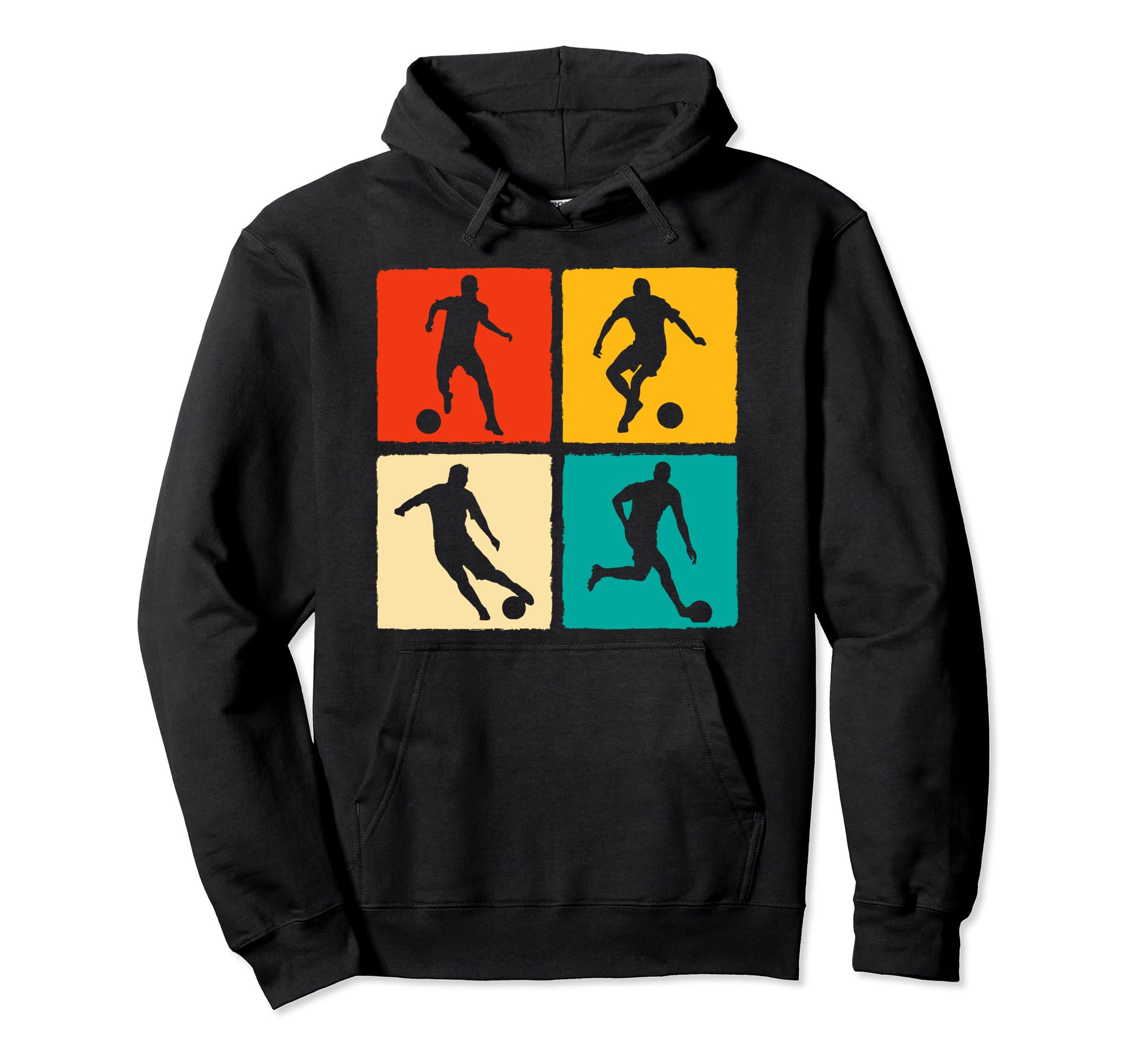 Soccer Silhouette Soccer Player Hoodie - Trendy Graphic Men Women - T-Shirt, Sweatshirt, Hoodie