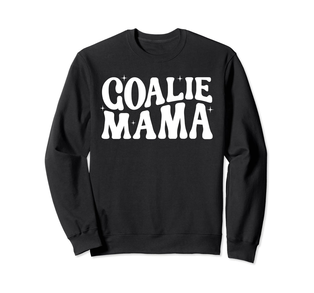 Goalie Mama Goalie Mom Lacrosse Sweatshirt - Trendy Graphic for Adults - T-Shirt, Sweatshirt, Hoodie