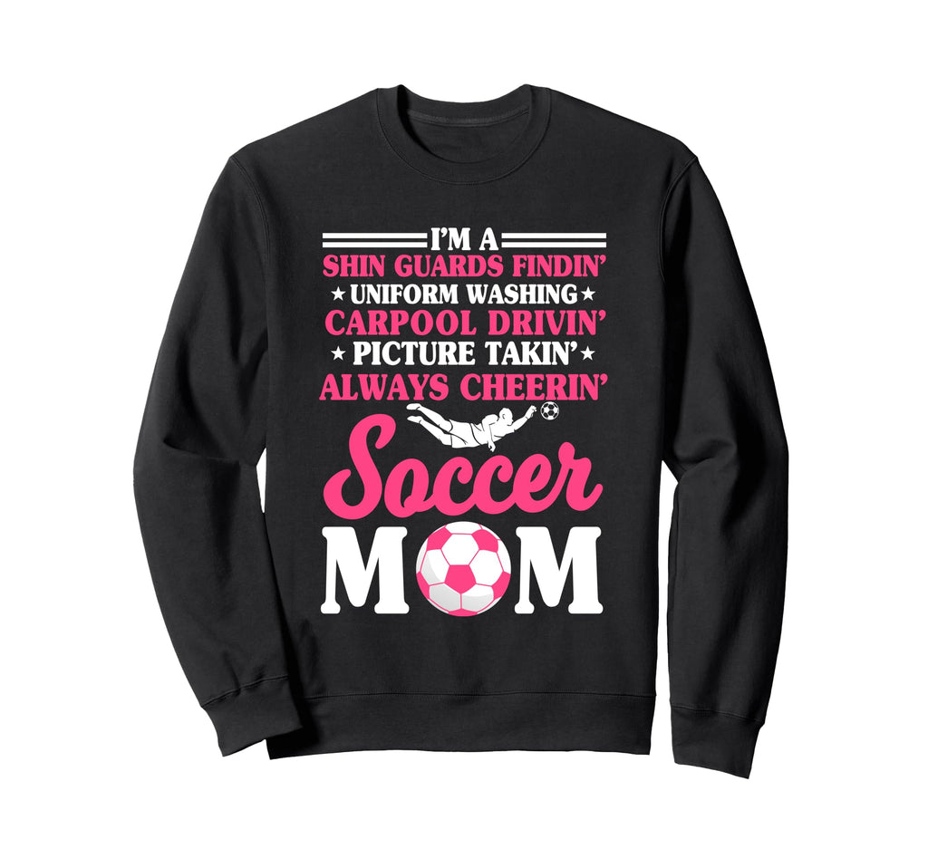 Shin Guard Supportive Cheering Sweatshirt - Graphic Print for Adults - T-Shirt, Sweatshirt, Hoodie