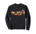 San Jose 8 Bit Video Arcade Gamer Sweatshirt - Streetwear Style Unisex - T-Shirt, Sweatshirt, Hoodie