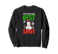 Hit Me Best Shot Soccer Sweatshirt - Minimalist Print Unisex - T-Shirt, Sweatshirt, Hoodie