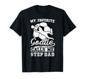 Proud Soccer Goalie Step Dad Soccer T-Shirt - Graphic Print Men Women - T-Shirt, Sweatshirt, Hoodie