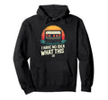Humorous Cassette Tape Confusion Hoodie - Fun Novelty Design for Adults - T-Shirt, Sweatshirt, Hoodie