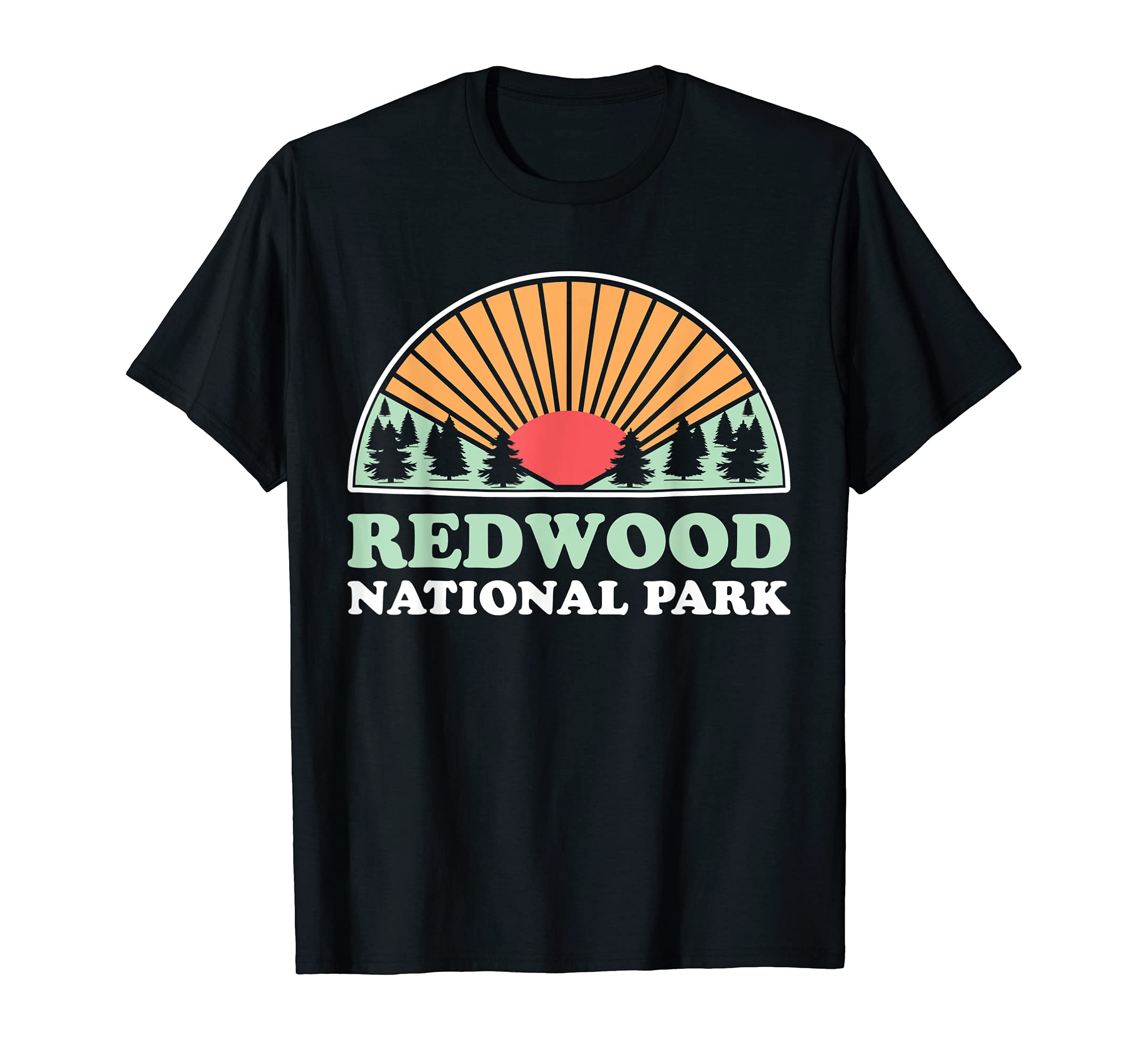 California Redwood National Park T-Shirt - Fun Novelty Design for Adults - T-Shirt, Sweatshirt, Hoodie