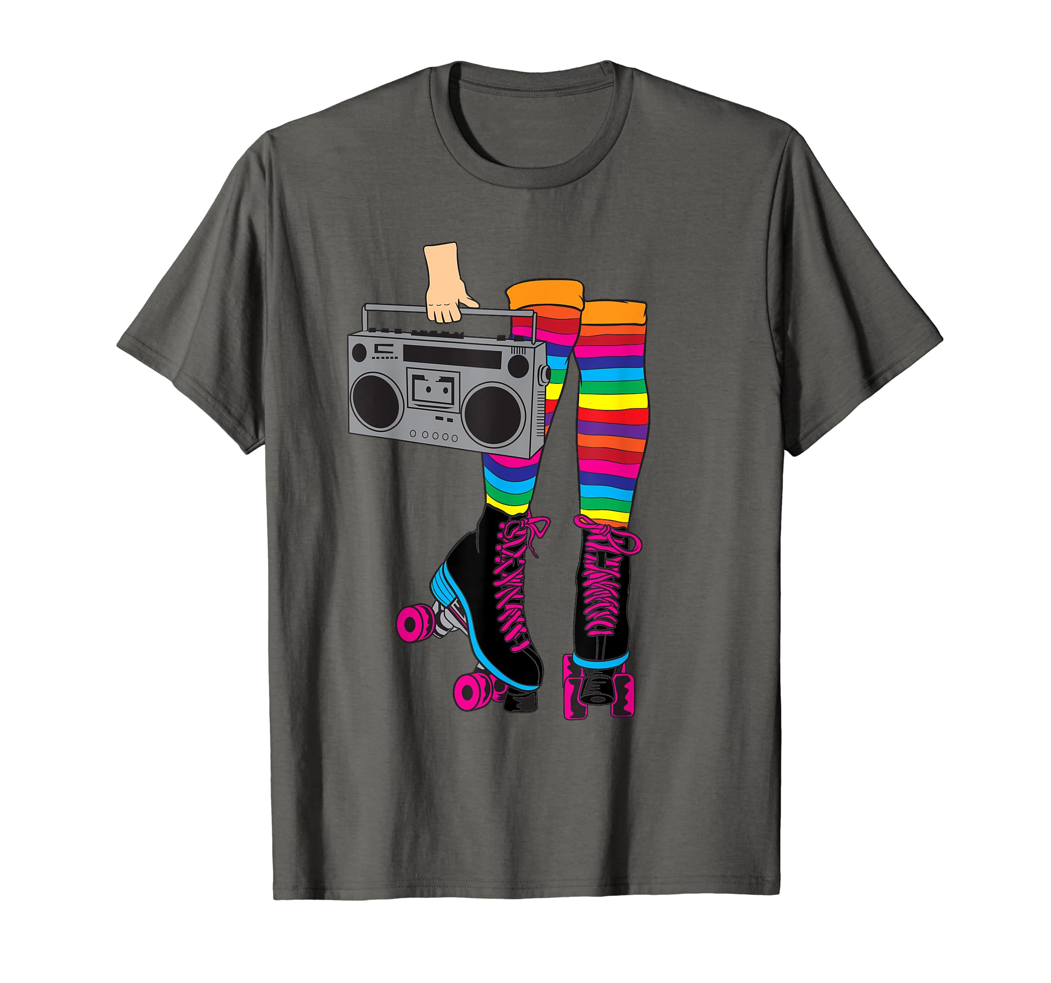 Rollerskates Funny 80S Roller Disco T-Shirt - Trendy Graphic for Adults - T-Shirt, Sweatshirt, Hoodie