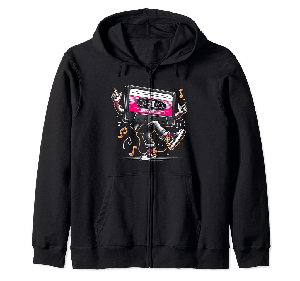 90Er 80Er Cassette Music Sweatshirt - Minimalist Print Men Women - T-Shirt, Sweatshirt, Hoodie
