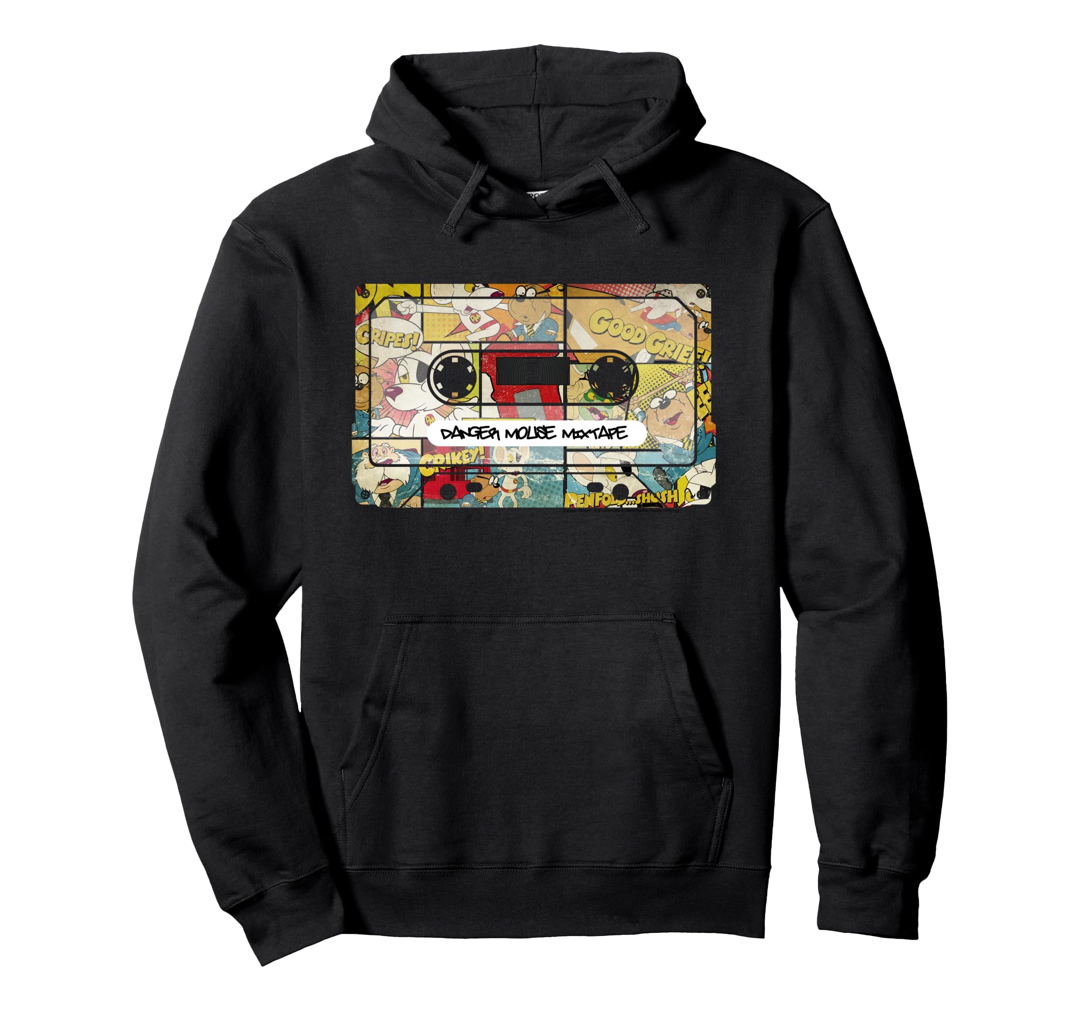 Danger Mouse Penfold Mixtape Cassette Hoodie - Graphic Print Men Women - T-Shirt, Sweatshirt, Hoodie